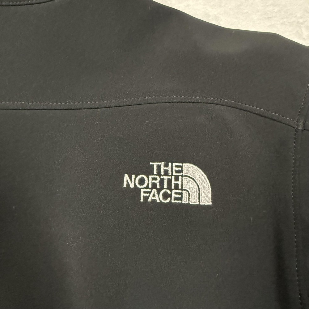 The‎ North Face Apex Jacket Mens Medium Black Full Zip Softshell Windbreaker - Picture 8 of 12